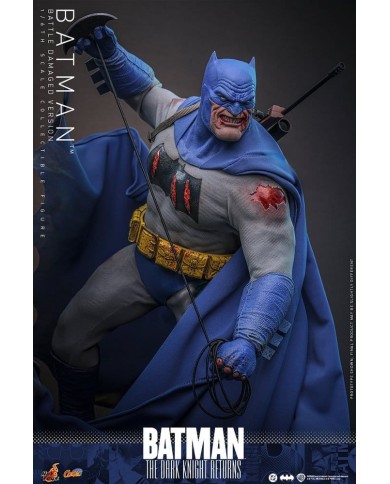 Batman (Battle Damaged Version) Batman: The Dark Knight Returns Figura Comic Masterpiece 1/6