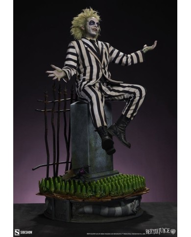Beetlejuice Premium Format Mixed Media Statue