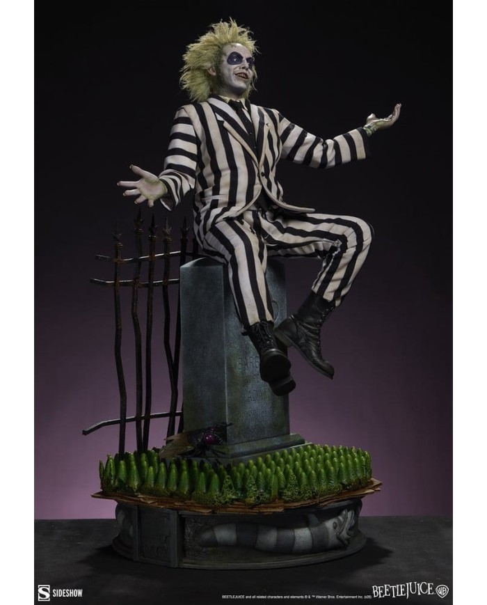 Beetlejuice Premium Format Mixed Media Statue