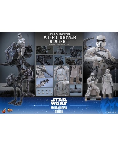 Set de Figuras 1/6 Imperial Remnant AT-RT Driver & AT-RT Star Wars: The Mandalorian & Grogu Movie Masterpiece