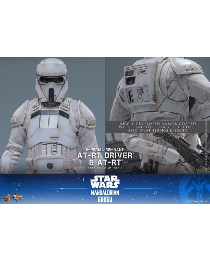 Set de Figuras 1/6 Imperial Remnant AT-RT Driver & AT-RT Star Wars: The Mandalorian & Grogu Movie Masterpiece
