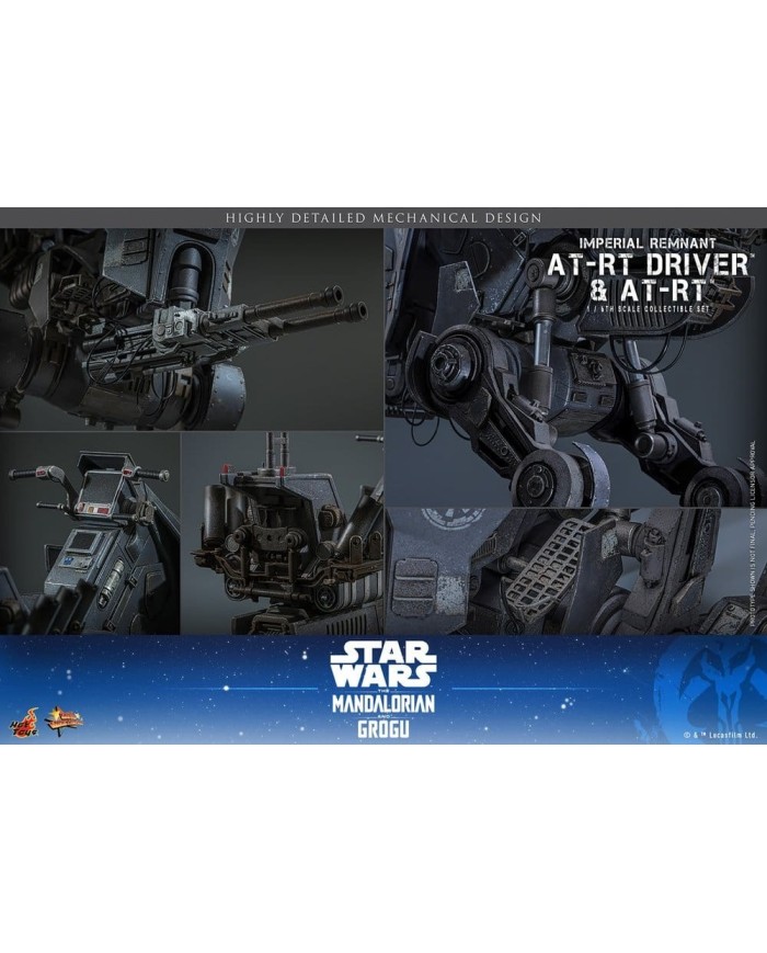 Set de Figuras 1/6 Imperial Remnant AT-RT Driver & AT-RT Star Wars: The Mandalorian & Grogu Movie Masterpiece