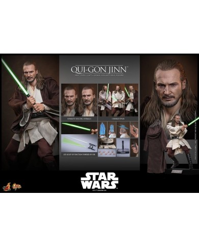 Qui-Gon Jinn (Collector Edition) Star Wars Movie Masterpiece Figura 1/6