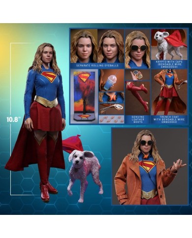 Supergirl & Krypto DC Comics Movie Masterpiece Set de Figuras