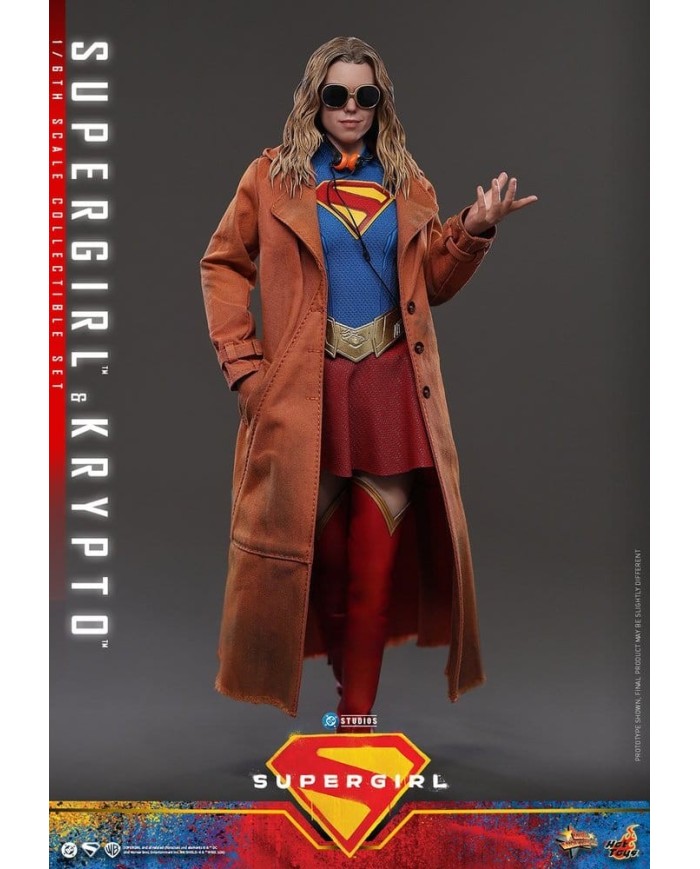 Supergirl & Krypto DC Comics Movie Masterpiece Set de Figuras