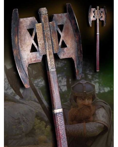 El Señor de los Anillos Réplica 1/1 Hacha de Gimli