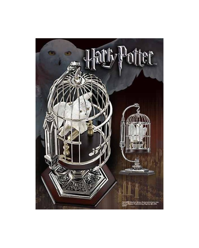 Harry Potter Miniatura Hedwig & Jaula