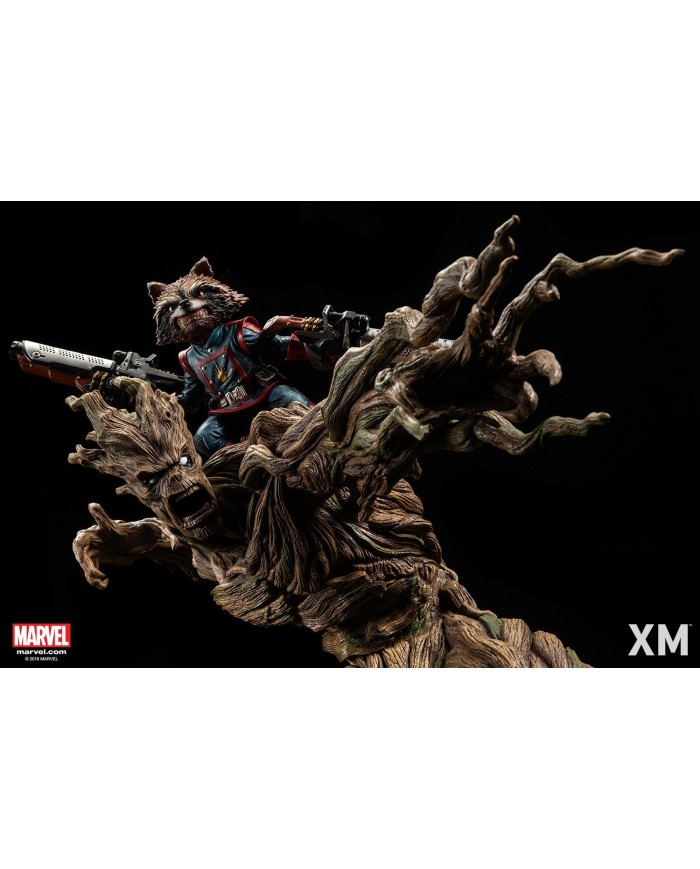 XM Studios Rocket & Groot 1/4 Premium Collectibles Statue
