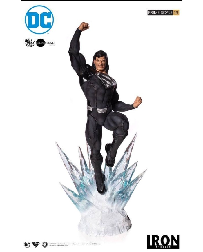 Superman (Black Suit) DC Comics Estatua Legacy Prime Scale