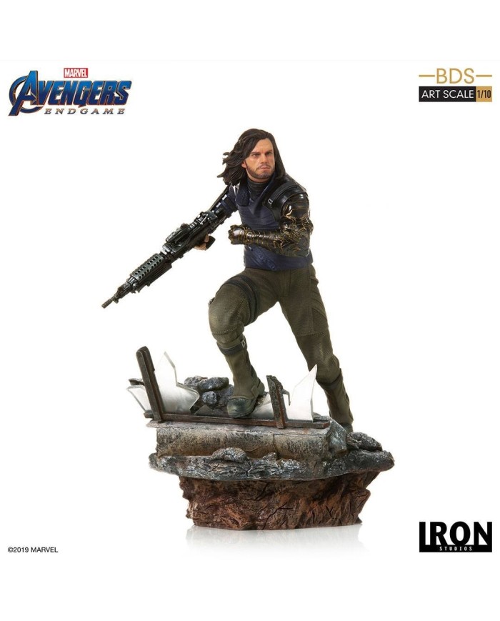 Winter Soldier Vengadores: Endgame Estatua Deluxe BDS Art Scale 1/10