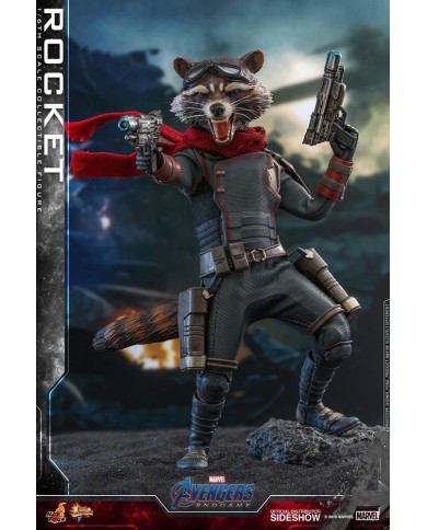 Rocket Vengadores: Endgame Figura Movie Masterpiece 1/6