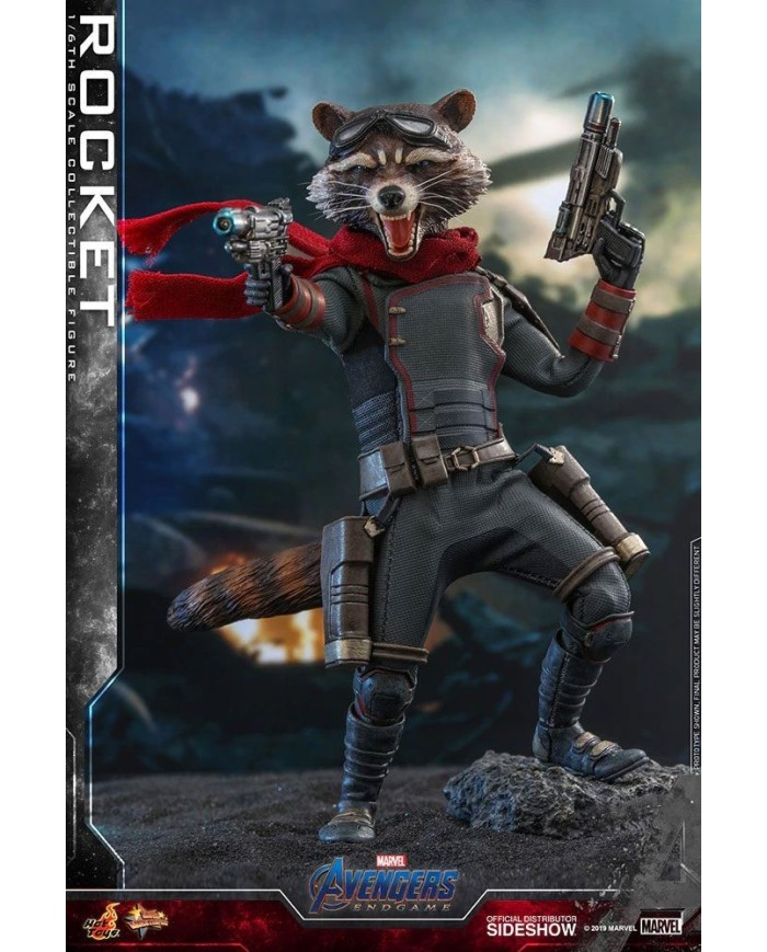 Rocket Vengadores: Endgame Figura Movie Masterpiece 1/6