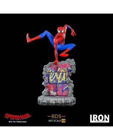 Peter B. Parker Spider-Man: Un nuevo universo Estatua BDS Art Scale Deluxe 1/10