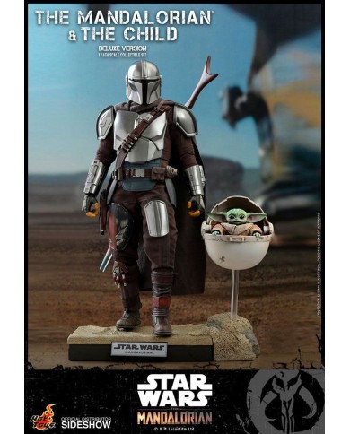 The Mandalorian & The Child Deluxe Star Wars The Mandalorian Pack de 2 Figuras