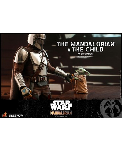 The Mandalorian & The Child Deluxe Star Wars The Mandalorian Pack de 2 Figuras