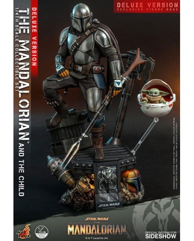 The Mandalorian & The Child Deluxe Figuras 1/4 Star Wars The Mandalorian