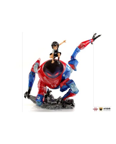 Peni Parker & SP Spider-Man: Un nuevo universo Estatua BDS Art Scale Deluxe 1/10
