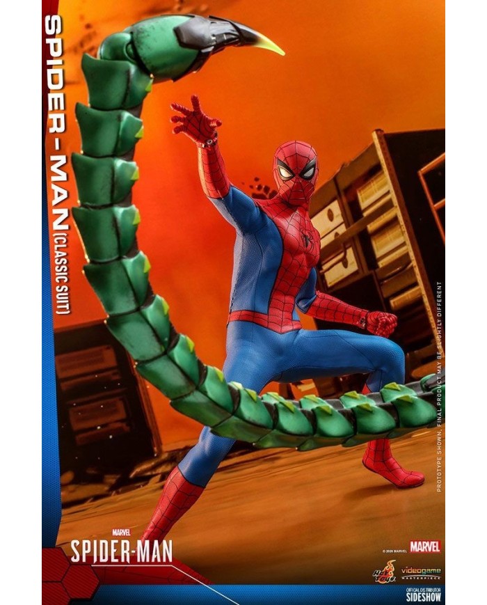Spider-Man (Classic Suit) Marvel's Spider-Man Figura Video Game Masterpiece 1/6