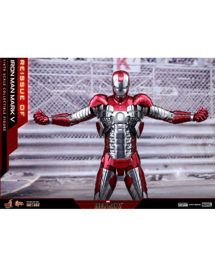 Iron Man Mark V - Iron Man 2 Figura Movie Masterpiece Series Diecast
