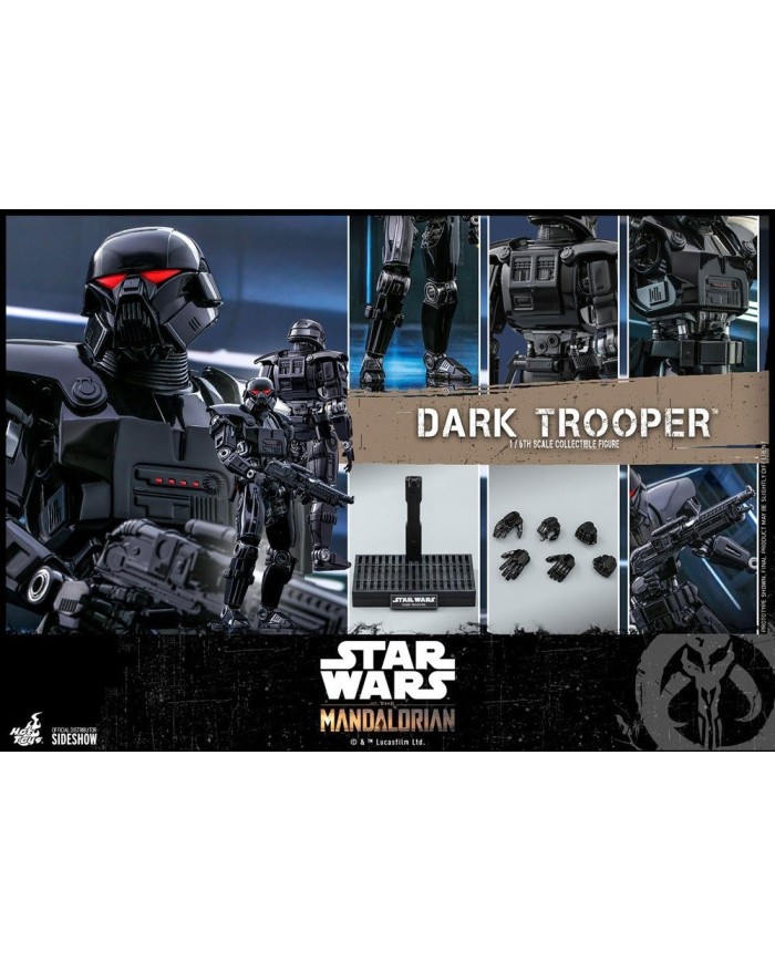 Dark Trooper Star Wars The Mandalorian Figura 1/6